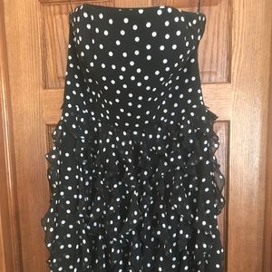 White House Black Market Strapless Party Dress